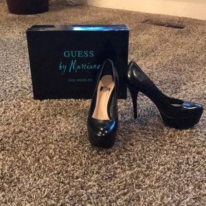 Guess by Marciano Black Platform Pump. Size 7.